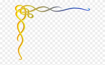 Celtic Borders Clip Art - Corner Border Png Gold