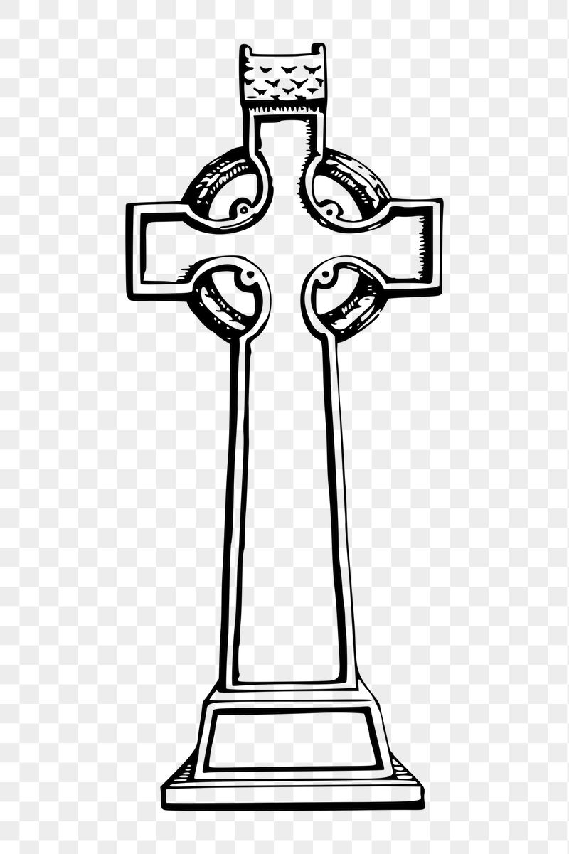 Celtic cross png sticker illustration, | Free PNG - rawpixel