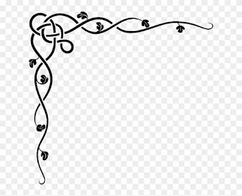 Celtic, Flourish, Corner, Border, Shape, Vine - Copy And Paste Borders