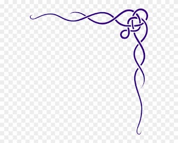 Celtic Knot Border - Corner Border Design Blue