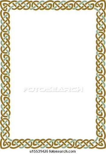 Celtic knot border for invites | ideas | Celtic border, Celtic art ...
