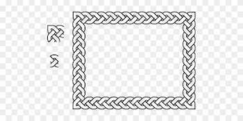 Celtic Knot Celts Picture Frames Braid Border - Rectangle Borders