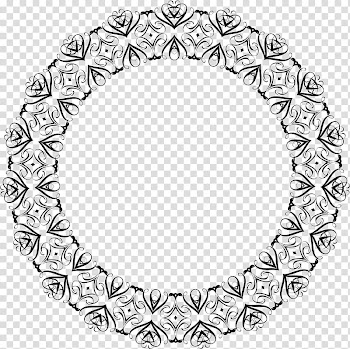 Celtic knot Circle Braid , abstract border transparent background PNG clipart