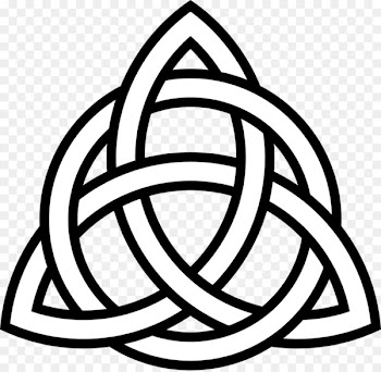Celtic knot Triquetra Trinity Symbol Celts - lucky symbols 