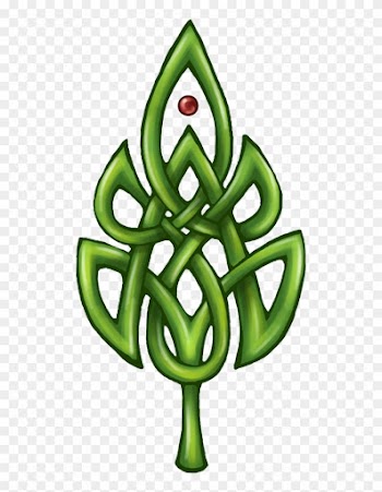 Celtic Leaf - Celtic Knot Leaf
