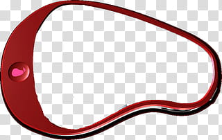 Celulares, round red frame transparent background PNG clipart