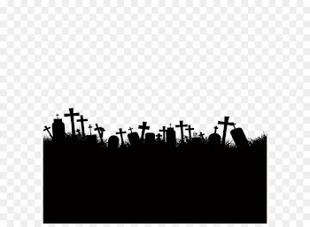 Cemetery Ghost Stock photography - Halloween graves 