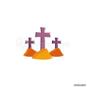 cemetery graveyard halloween icon