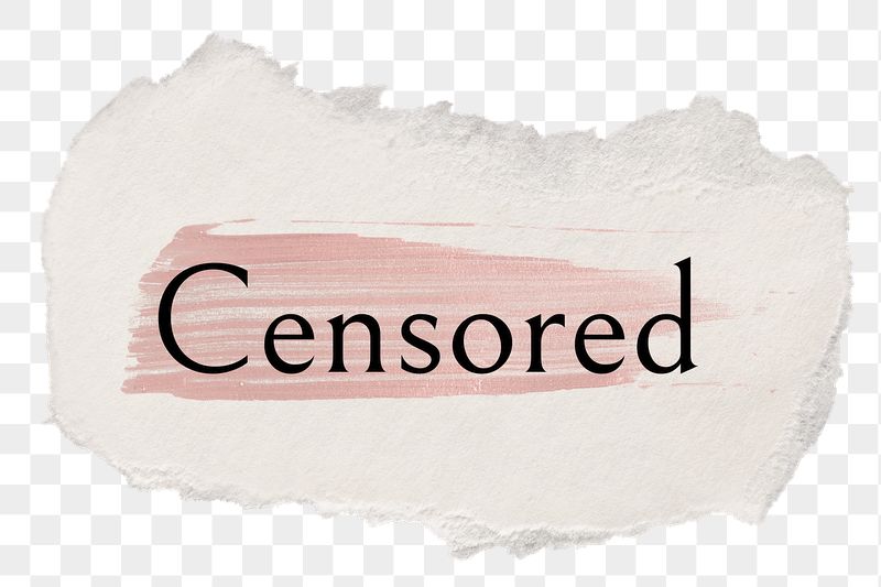 Censored png ripped paper word | Free PNG - rawpixel