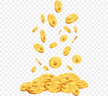 Cent Coin Penny Clip art - Scattered coins 