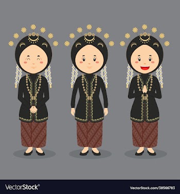central java character with various expression