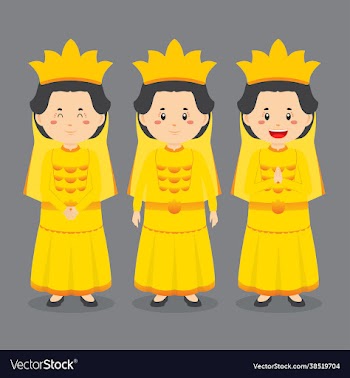 central sulawesi character with various expression