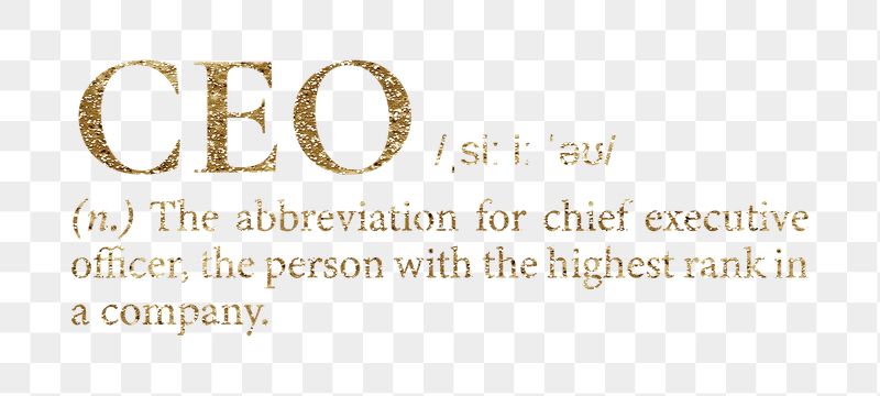 CEO png dictionary word sticker, | Free PNG - rawpixel