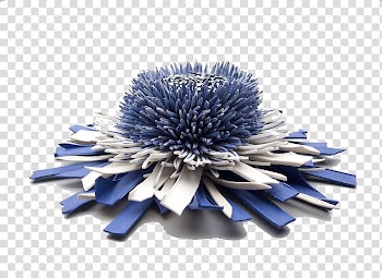 Ceramic art Japanese Pottery Sculpture, Creative Flower Show transparent background PNG clipart