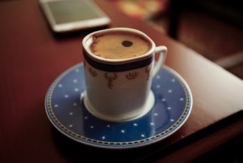 Ceramic Cup Filled With Coffee