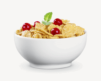Cereal bowl collage element, food | Free PSD - rawpixel