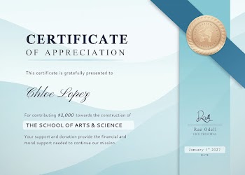 Certificate of appreciation template, modern | Free PSD Template - rawpixel