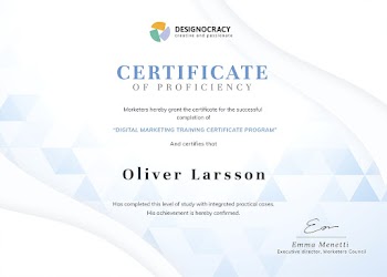 Certificate of proficiency template, modern | Free Vector Template - rawpixel