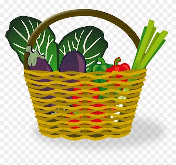 Cesta De La Compra Llena - Food Basket Clip Art