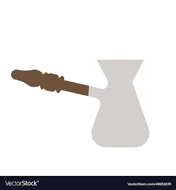 cezve for espresso grinder with coffee beans