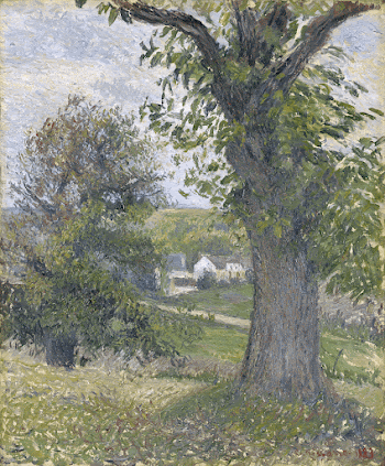 Ch&acirc;taigniers &agrave; Osny (1883) painting | Free Photo - rawpixel