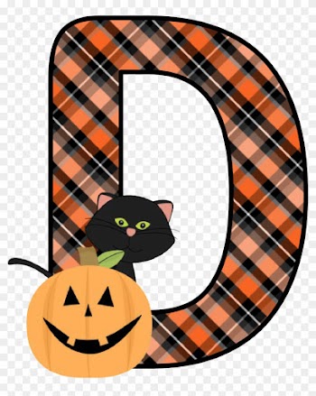 Ch B *✿* Alfabeto Calabaza De Kid Sparkz - Free Printable Halloween Alphabet Letters Cat Pumpkin