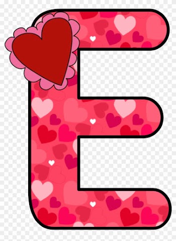 Ch B *✿* Alfabeto Corazon De Kid Sparkz - Alphabet Clipart Heart