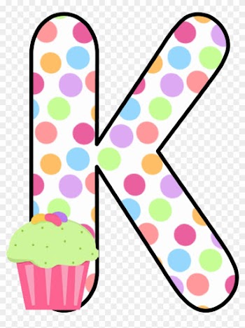 Ch B *✿* Alfabeto Cupcake De Kid Sparkz - Cupcakes Letters Clip Art