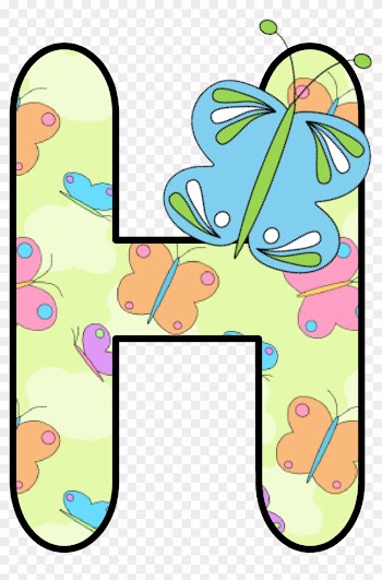 Ch B *✿* Alfabeto Mariposas De Kid Sparkz - Butterfly Alphabet Letters