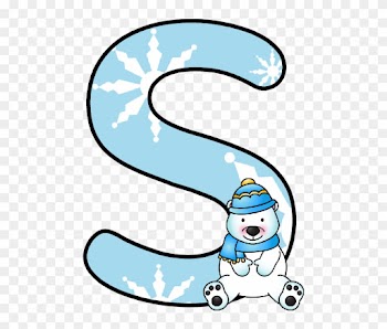 Ch B *✿* Alfabeto Winter De Kid Sparkz Polar Region, - Alfabeto Winter De Kid Png