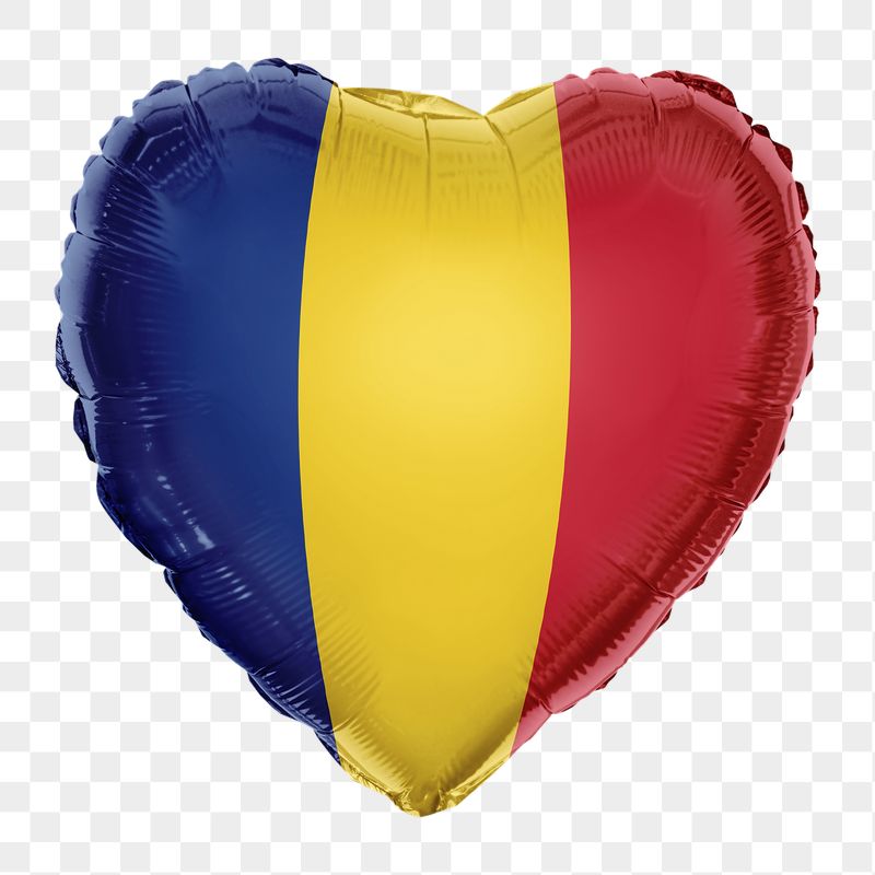 Chad flag png balloon on transparent | Free PNG - rawpixel