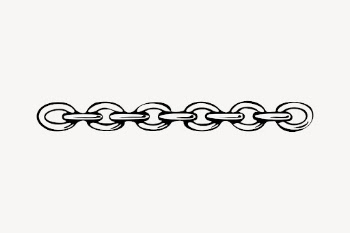 Chain clipart, vintage object illustration | Free Vector - rawpixel