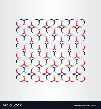  					Chain decoration abstract design vector image														