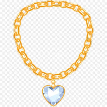 Chain Gold Necklace Charms & Pendants Jewellery - Diamond ring jewelry vector material 