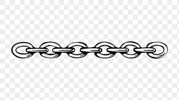 Chain png sticker, vintage object | Free PNG - rawpixel