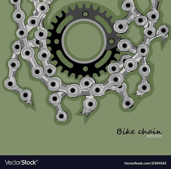 Chain scene vector image