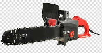 Chainsaw Tool, Black chainsaw transparent background PNG clipart