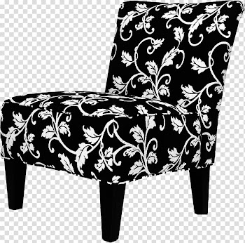 Chair Black and white Product design, chair transparent background PNG clipart