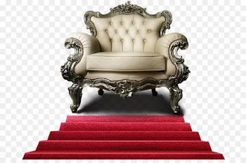 Chair Furniture Couch Bar stool Interior Design Services - Stairs and red carpet throne 