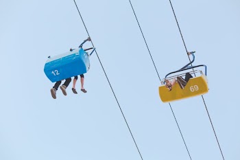 Chair Lift & Feet Dangling