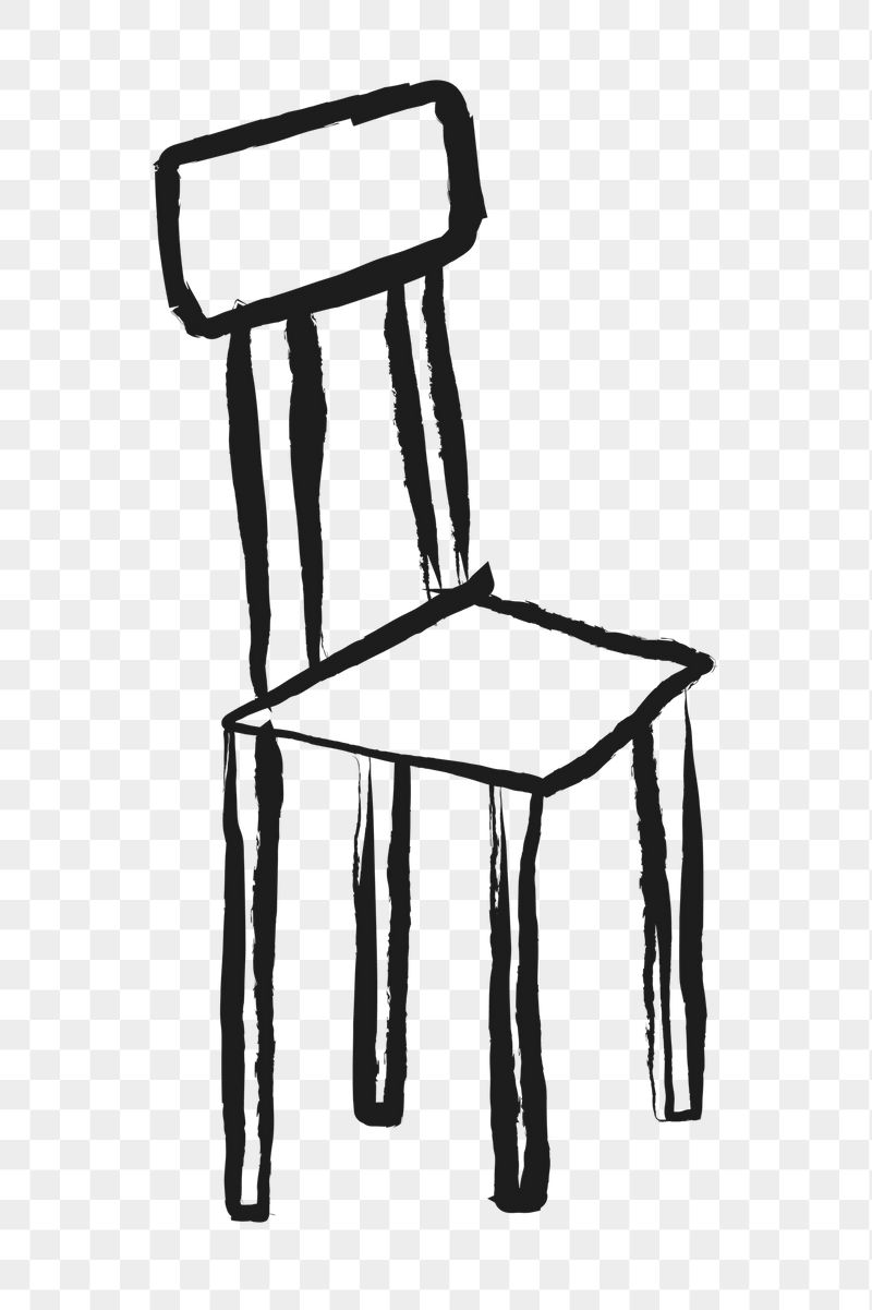 Chair png sticker, furniture doodle, | Free PNG Illustration - rawpixel