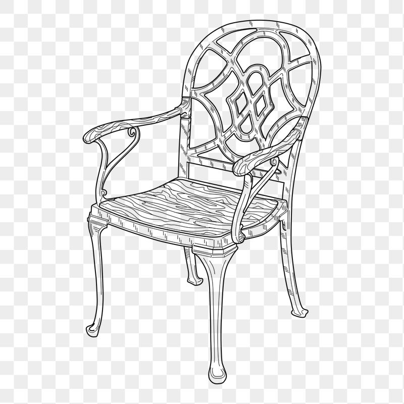 Chair png sticker, furniture illustration | Free PNG - rawpixel