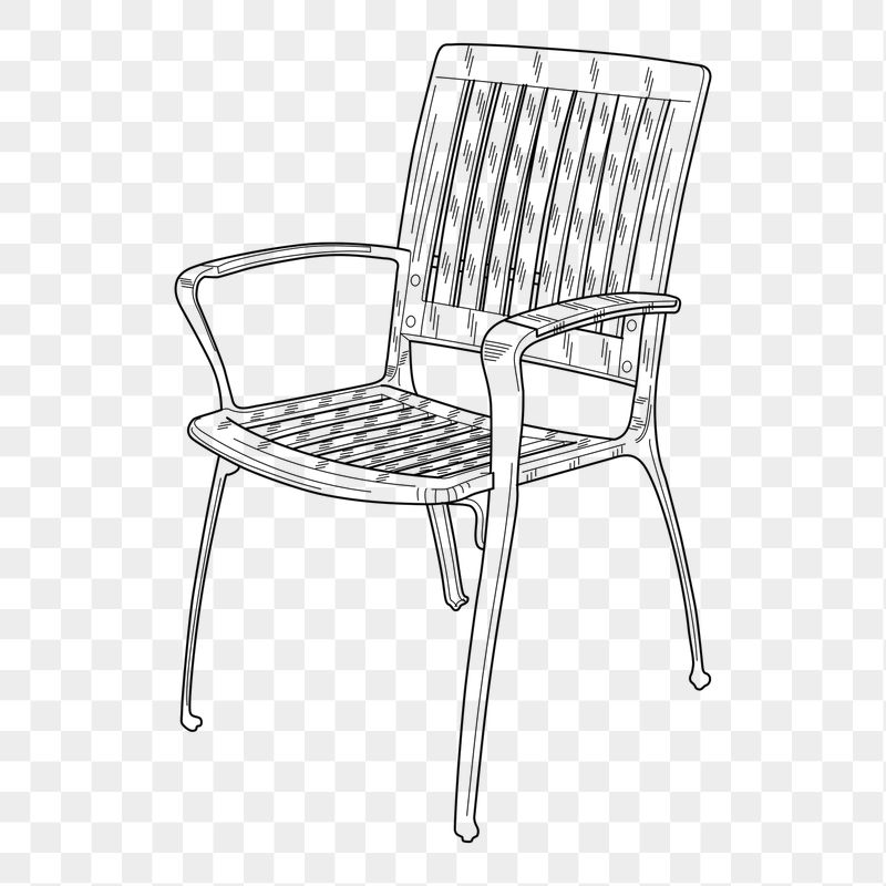 Chair png sticker, furniture illustration | Free PNG - rawpixel