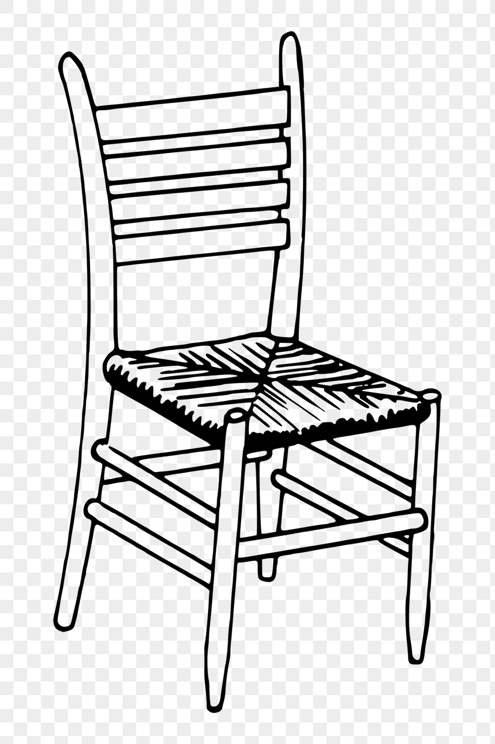 Chair png sticker, vintage furniture | Free PNG - rawpixel