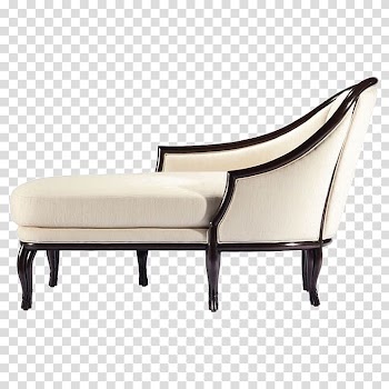 Chaise longue Chair Couch Furniture Upholstery, White sofa transparent background PNG clipart