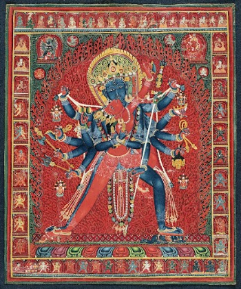 Chakrasamvara and consort Vajravarahi (ca. | Free Photo Illustration - rawpixel