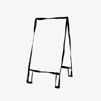 Chalk board sign clipart, drawing | Free Photo - rawpixel