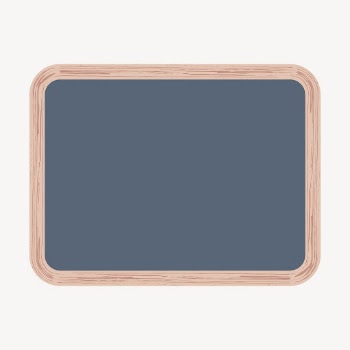 Chalkboard clipart, school equipment illustration | Free PSD - rawpixel