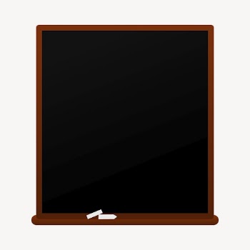 Chalkboard collage element, school supply | Free PSD - rawpixel