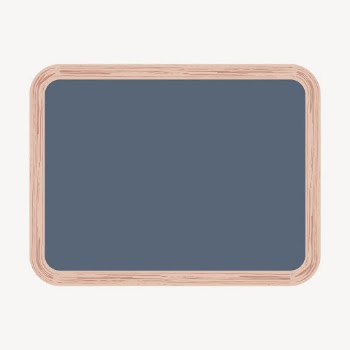 Chalkboard sticker, school equipment illustration | Free Vector - rawpixel